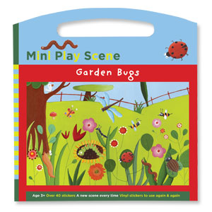 Garden Bugs Mini Play Scene Sticker Set