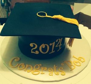 Bob Graduation Cake
