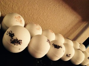 Bombs lavender and orange